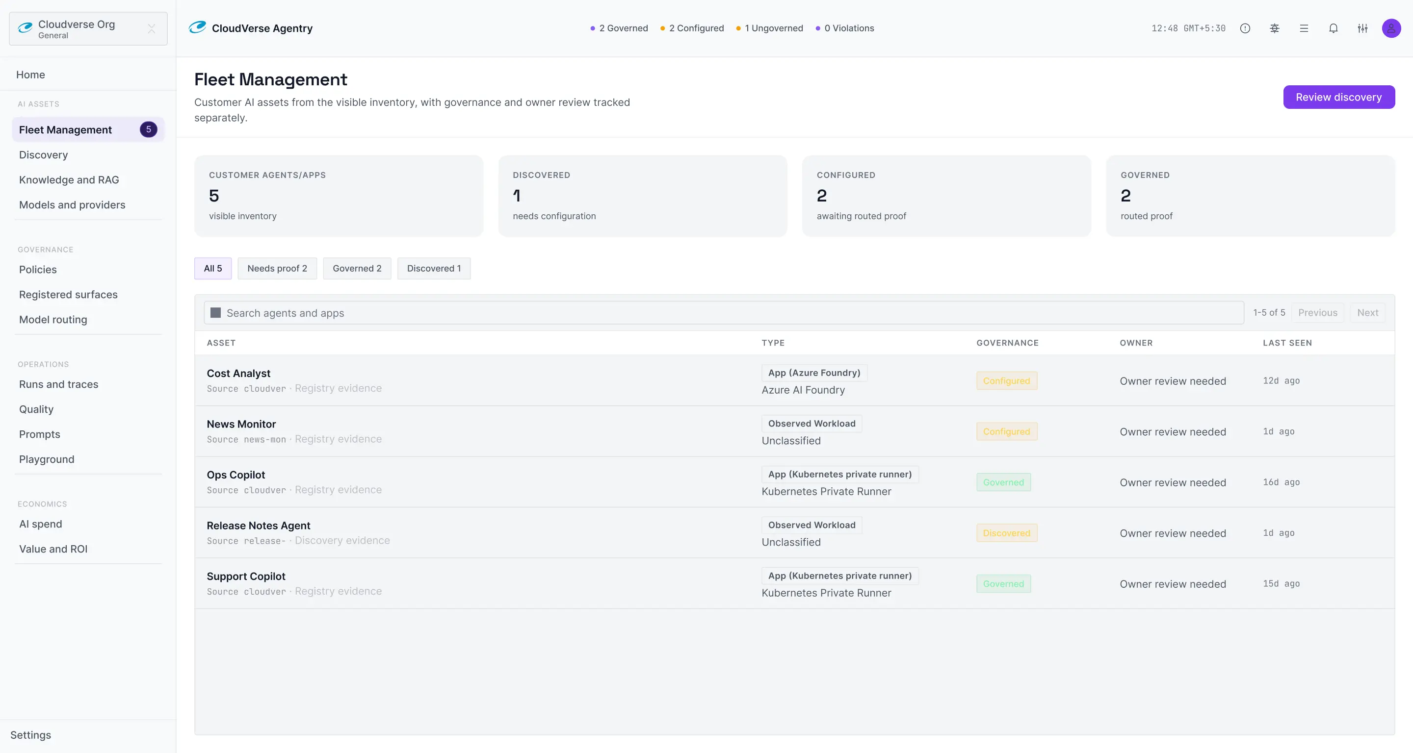 Fleet Management preview