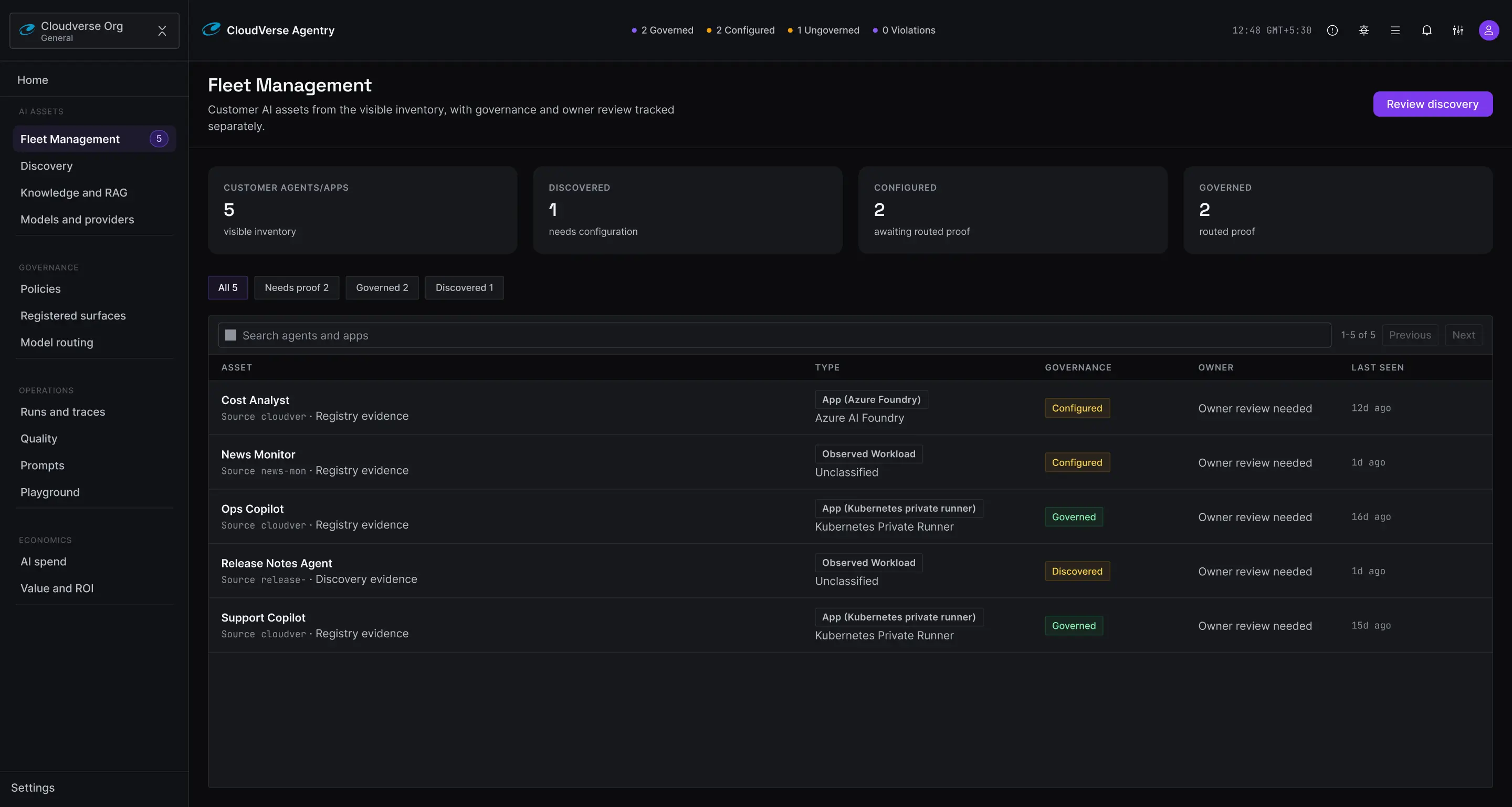 Fleet Management preview